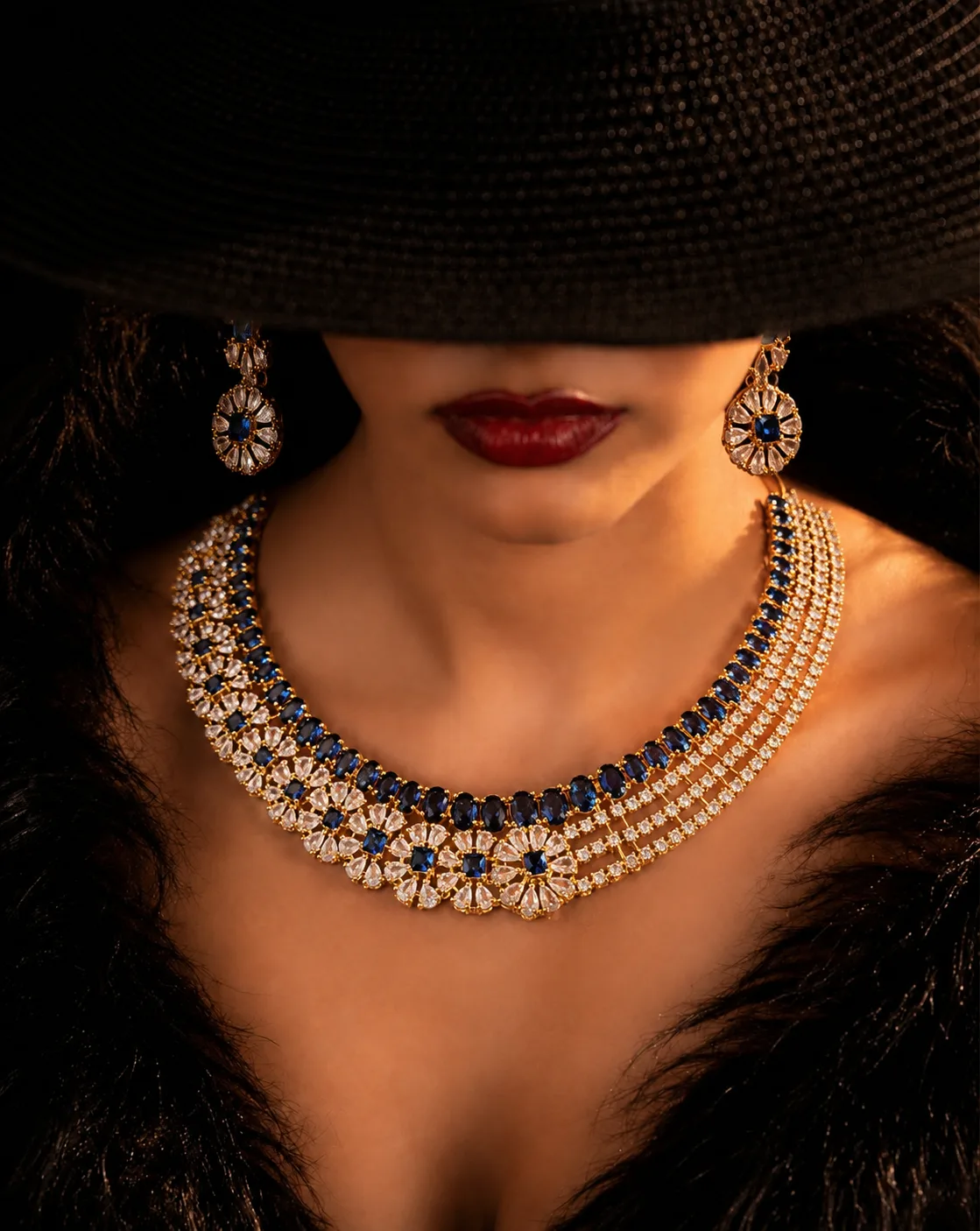 Neelam Layered Necklace Set — The Elysion Edit